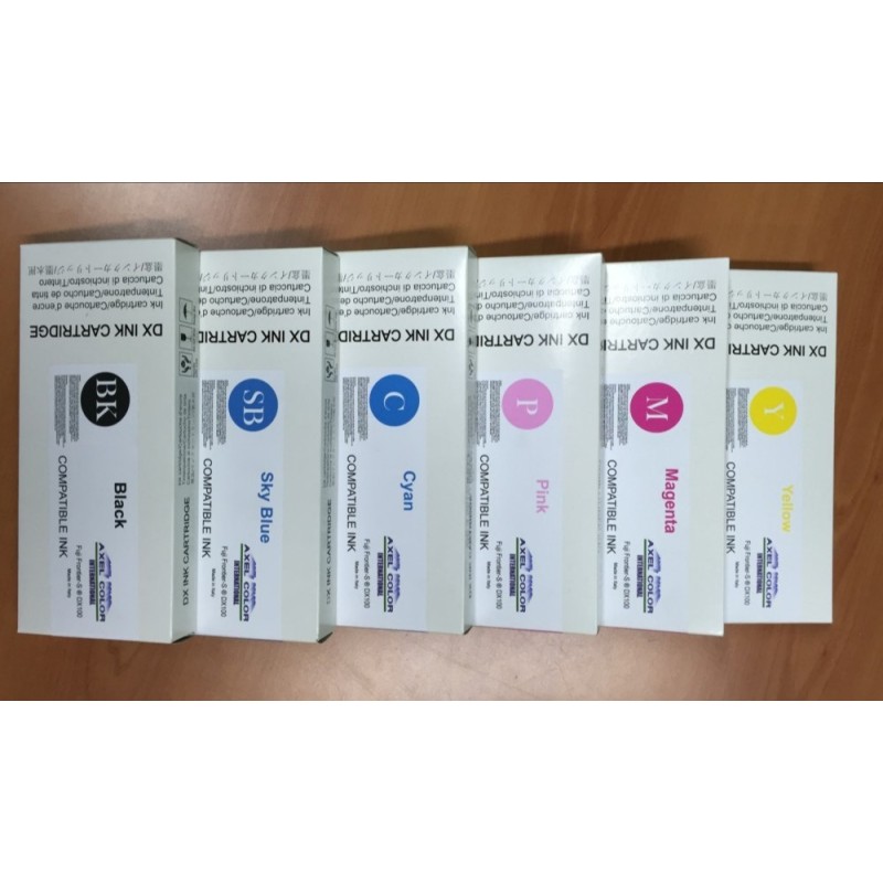 Fuji DX100 Compatible 200ml Ink Cartridge  CMYBKSBP